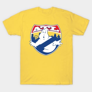 ATL Ghostbusters Stylized, Transparent Logo T-Shirt